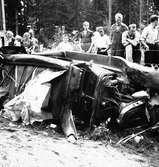 Bilolycka vid Furuvik. Reportage för Arbetarbladet. Juli 1939





