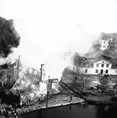 Reportage för Gefle Dagblad. Branden i Forsbacka. Den 1 Juni 1939

