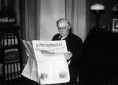 Herr Zetterholm. Reportage för Arbetarbladet. Mars 1942
