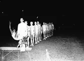 Konsum Alfa. Eldfesten på Strömvallen. Ett sekel i samverkan. Kooperationen. ABF Gymnastikavdelning. Den 27  Augusti 1944
