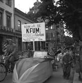 Kom och Se KFUM:s Pojkracertävlan ~Blåsåsbacken~ Söndag kl 15.00. September 1944



