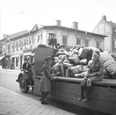 Klädinsamling för finska flyktingar. November 1944
