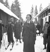 Fettisdagstävling. Skidor. År 1936

