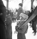 Fettisdagstävling. Skidor. År 1936
