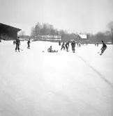 Reportage för Gefle Dagblad. Bandy på Strömvallen. 1936

