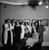 Hemgården. Utställning av elevarbeten. Den 18 maj 1937

