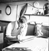 Reportage för Gefle Dagblad. Den 1 Oktober 1937. Carl Larsson ateljén


