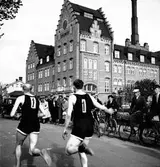 Reportage för Gefle-Posten. Stafett. Gävle runt. 1936




