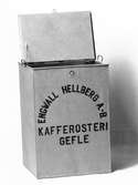 Bleck-emballage. Engwall Hellberg A-B. Kafferosteri Gefle.


