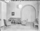 Möbel interiör. Nordiska Kompaniet, Stockholm. Den 7 september 1941.