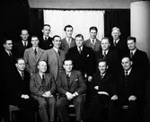 Gruppfoto på Framtidens Livförsäkringsbolag. Den 29 september 1941
