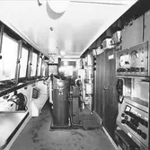 År 1963. Gävle Varv. M/S Nova. Kommandobrygga.



