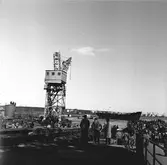 Den 18 april 1961. Gävle Varv. Stapelavlöpning av M/S 109




