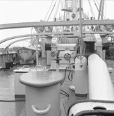 Den 27 november 1959. Gävle Varv. Båt från Ryssland.




