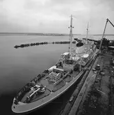 Den 27 november 1959. Gävle Varv. Båt från Ryssland.





