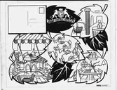 Februari 1958. Durotapet. Handtryck. Grand Central Hotel




