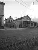 Den 16 december 1954. Södra Kungsgatan. Tvålhuset.