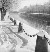 Gavleån en vinterdag
