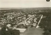 Flygfoto över Borgholm.