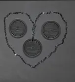 Medaljong framtagen till minne av Öalndsbrons invigning 30 september 1972.