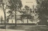 Vykort föreställande Bäckebo Kyrka.