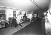 Interiör från ritkontoret, den 1 mars 1955
Swendsén & Wikström Värmepannefabrik på Brynäs, köptes upp av Svenska Järnvägsverkstad 1955 och fick namnet ASJ-PARCA.

