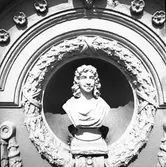 Detalj på Gävle Teatern, den 11 juli 1973
Konstruktör AB, Ingenjör Westergren

