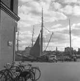 En vy över Gavleån mot Brynäs


