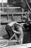 Dykare vid Gammelbron


18 juli 1945