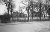 Södra Kungsgatan. Södra Församlingshuset F.d Navigeringsskolan. 7 januari 1957