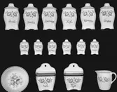 GÄVLE PORSLINSFABRIK
Köksuppsats med text