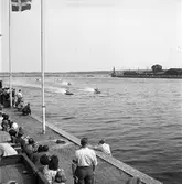 S.M.K:s Gävleavdelning utombordartävling. 17 augusti 1947.