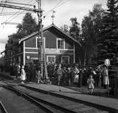 Bergslagens medaljutdelning och resan till Uppsala. Augusti 1947.