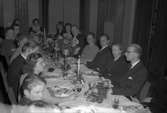 Jubileumsfest på stadshuset. 20 december 1947. Haglund, L. & Co. Hatt-och mössfabrik.