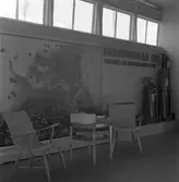 Företag från Sandviken. Utställningen på Gävletravet och Folkparken. År 1946. Dissousgas AB. Svenska AB Gasaccumulator.  Reportage för Sandvikens Tidning.