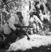 I 14, militärövning. December 1947.