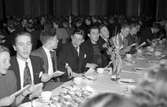 GGIK:s fest på Stadshuset. 21 februari 1948. Gävle Godtemplares Idrottsklubb, bildad 1906 som bl.a bedriver fotboll, innebandy och ishockey. Klubben kallades populärt för