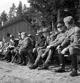 Stagården, ca 1945. Stagårdens kursgård ägdes en gång av militären.
