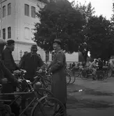 Konsum Alfa vedspillningsinsamling, cirka 1945.
