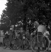 Konsum Alfa bärplockningsutflykt, cirka 1945.
