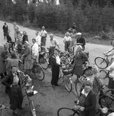 Konsum Alfa bärplockningsutflykt, cirka 1945.
