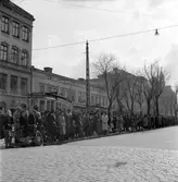 1 maj demonstration i Gävle. 1945.