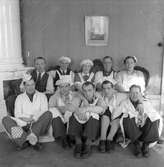 Matlagningskursen på Hemgården. 26 mars 1945.