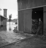 Översvämning. 18 augusti 1945.