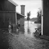Översvämning. 18 augusti 1945.
