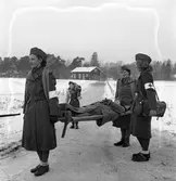 Från hemvärnsövningar. 17 november 1946.