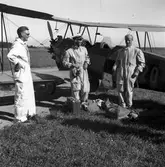 Svenska Shell AB fotograferat vid Avans flygfält. 1946.