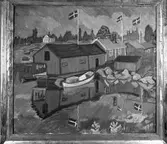 Tavla. November 1944. Konstnärinna Mollie Faustman, Stockholm.