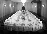 Hotell Baltic. 19 januari 1945. Middagsbord för Porslinsfabriken.