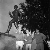 Julispelen på Strömvallen. 10 juli 1953.
